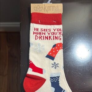 Karma Holiday Socks with Fun Design